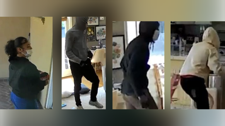 Four Suspects at Large in Los Altos Home Burglary; Candy Ruse Investigated