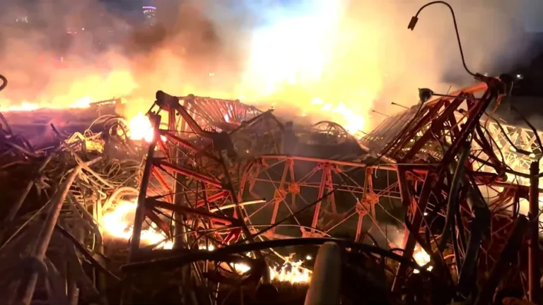 Breaking: Helicopter Crashes into Radio Tower Near Minute Maid Park in Houston